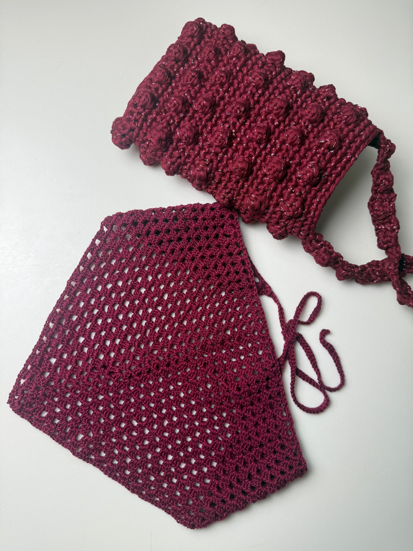 Burgundy Belt Scarf