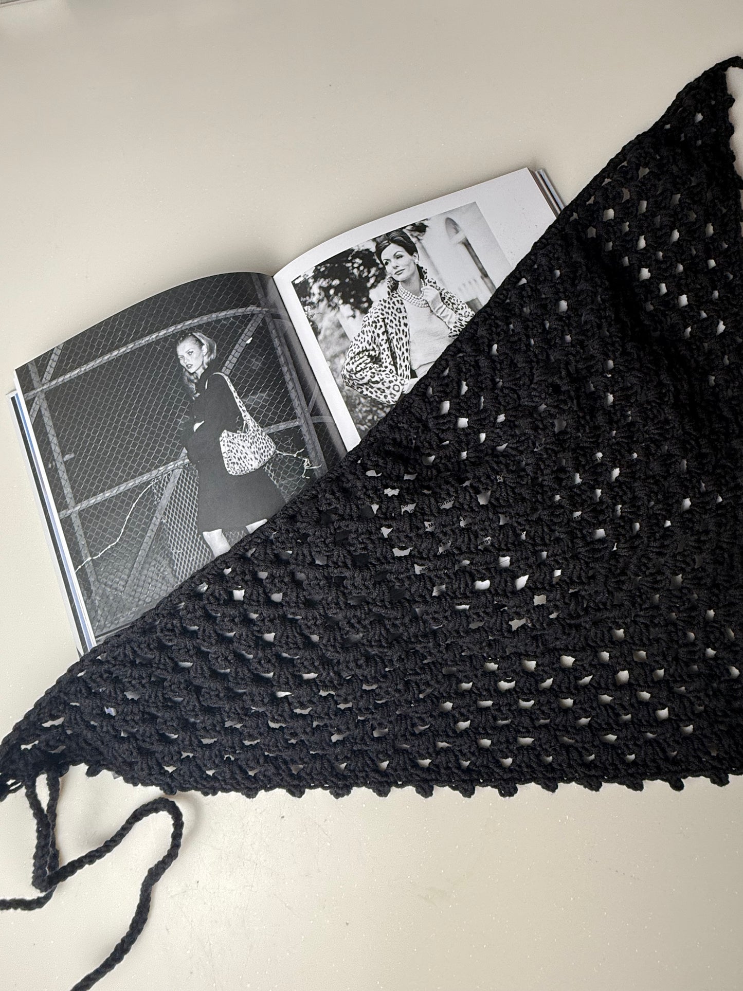 Black Scarf Belt