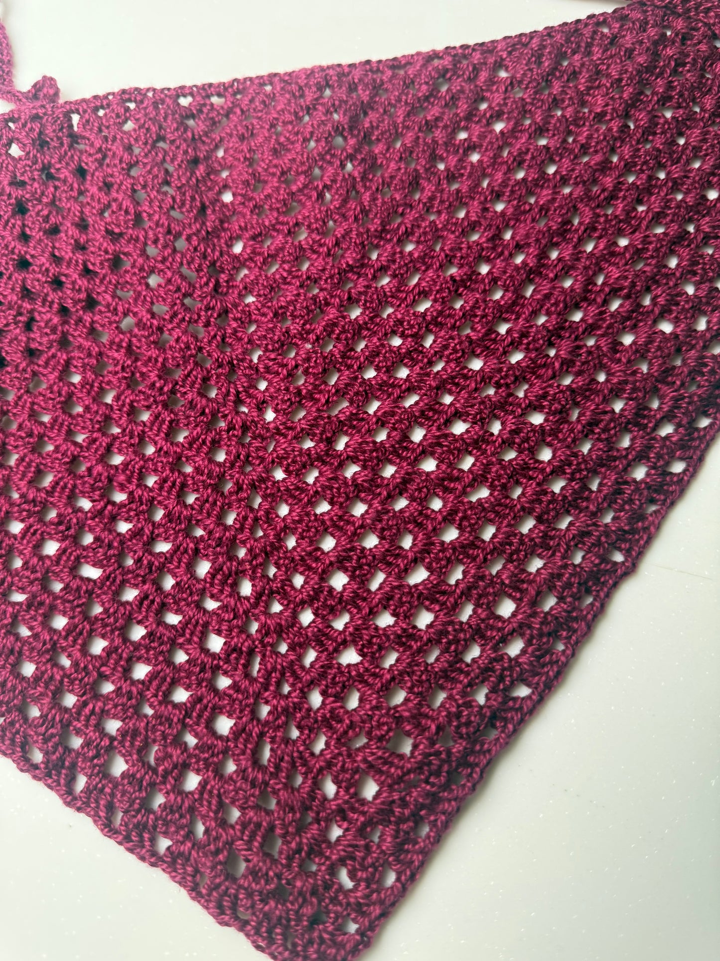 Burgundy Belt Scarf