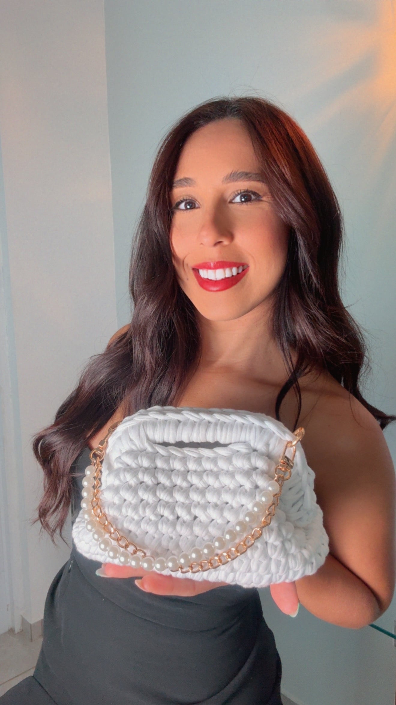 👝🤍PEARL HANDBAG SMALL