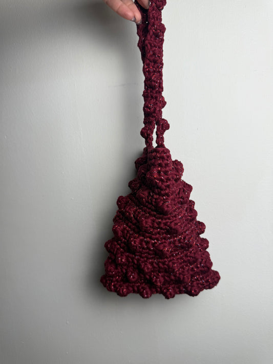 BUBBLE BAG - BURGUNDY