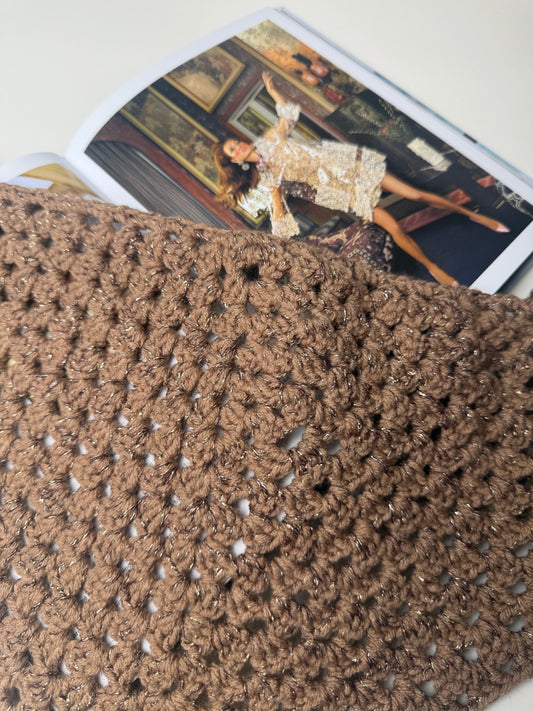 Brown Scarf Belt