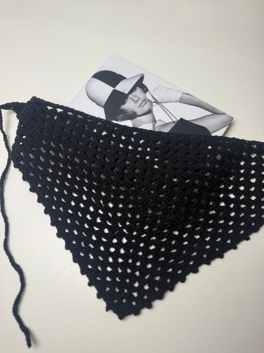 Black Scarf Belt